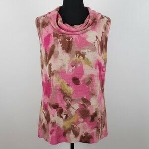 Jones New York collection Women's multi color blouse small